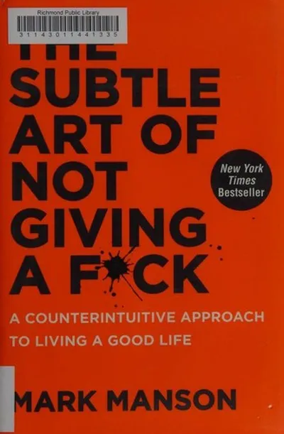 The Subtle Art of Not Giving a F*ck cover